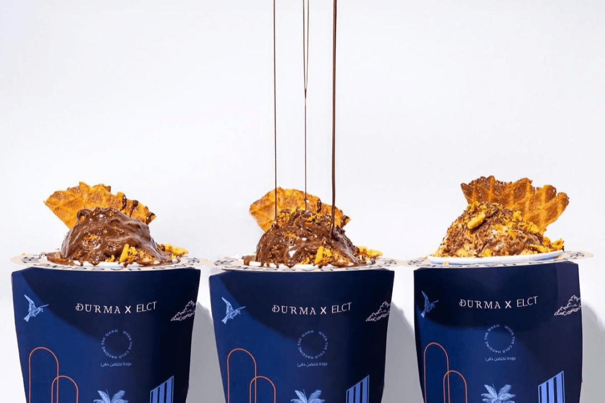 Sweet Tooth Satisfied: This is Durma's honeycomb, melted chocolate, ice cream cake