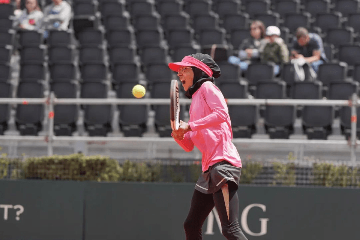 Haniya Minhas proudly represented the Kingdom at Wimbledon 2024