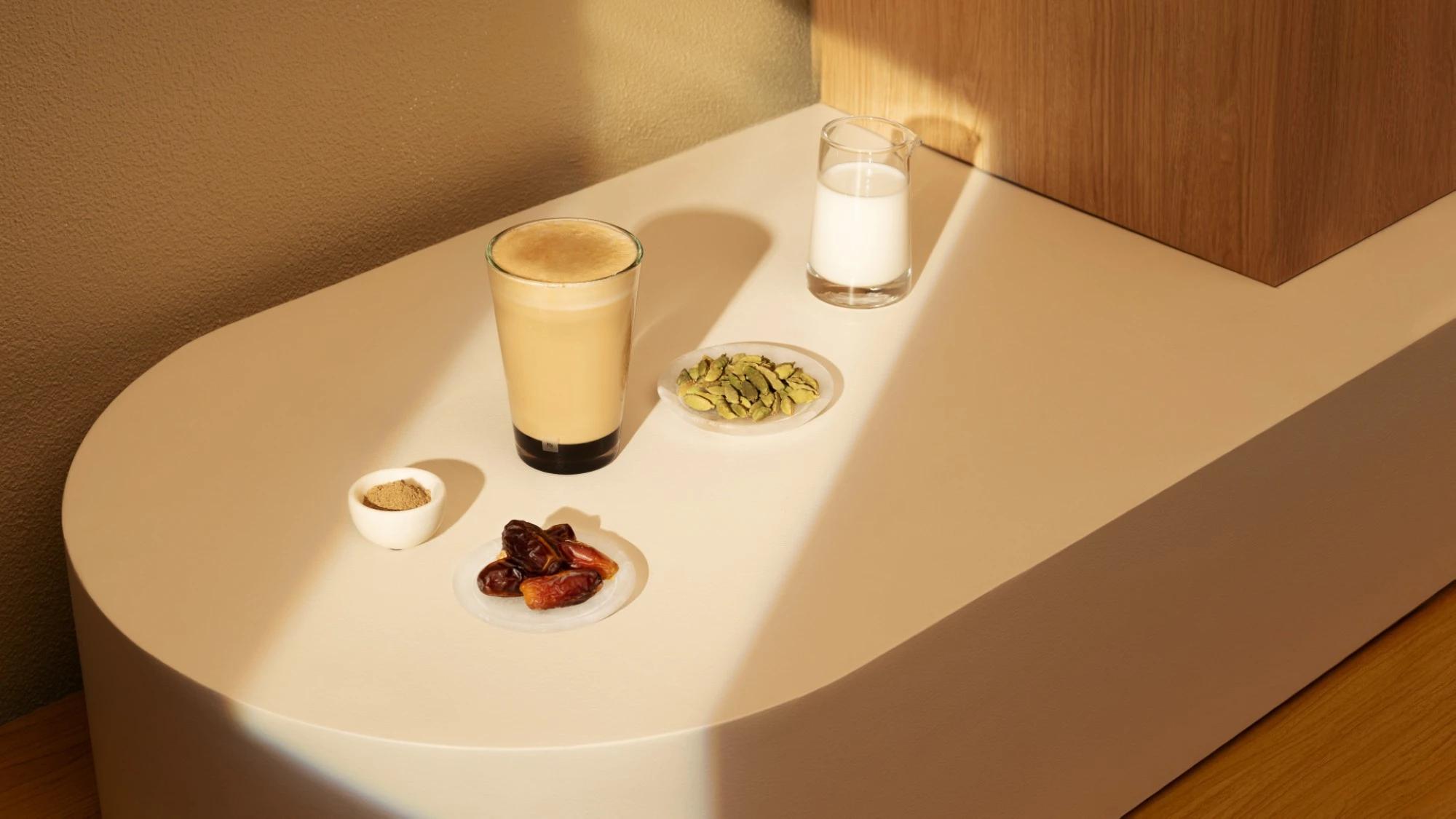 Try this 'Creamy Date & Cardamom Latte' recipe for a delicious Ramadan coffee twist