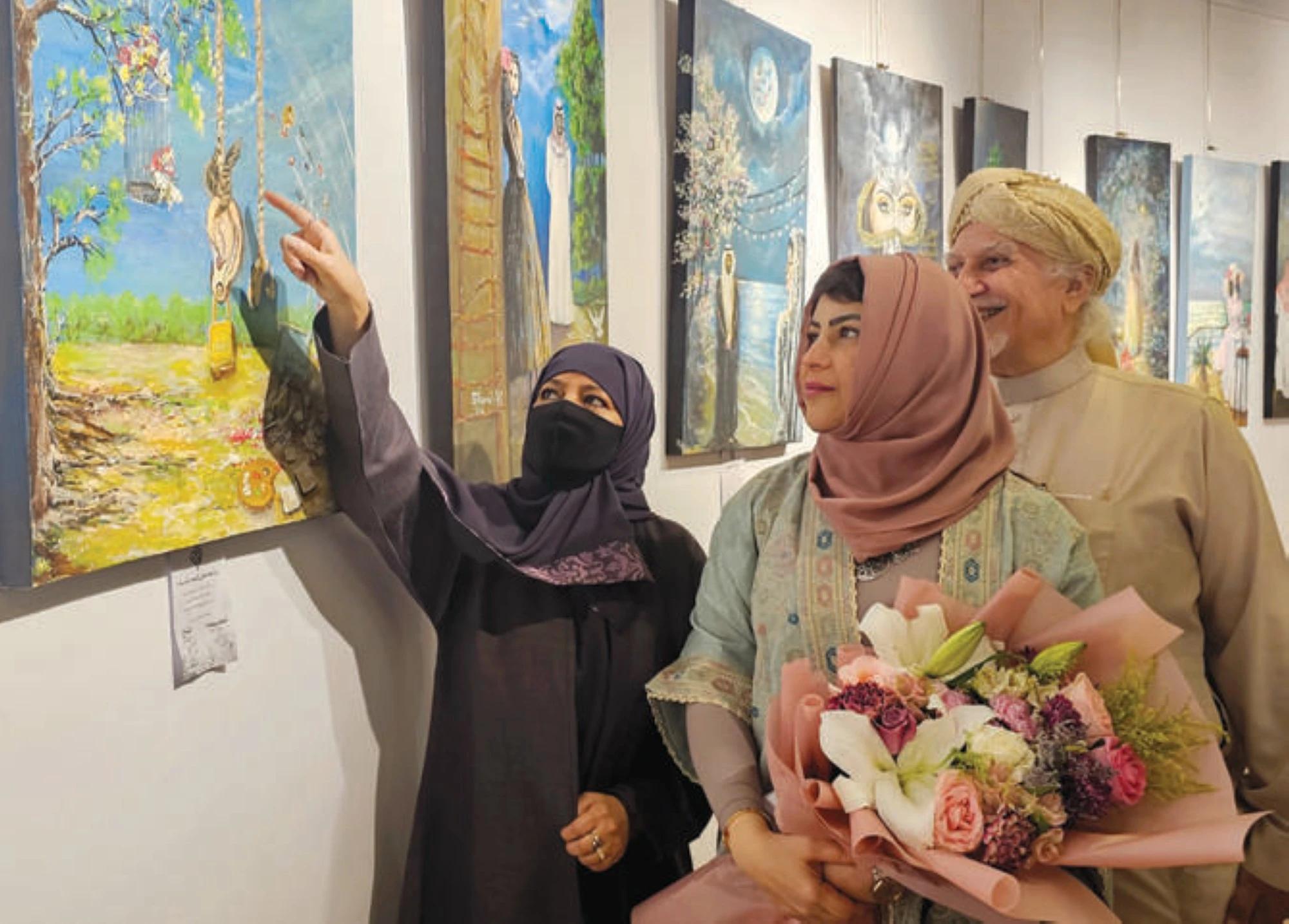 Deaf artist Elham Abu Talib opens solo exhibition in Jeddah