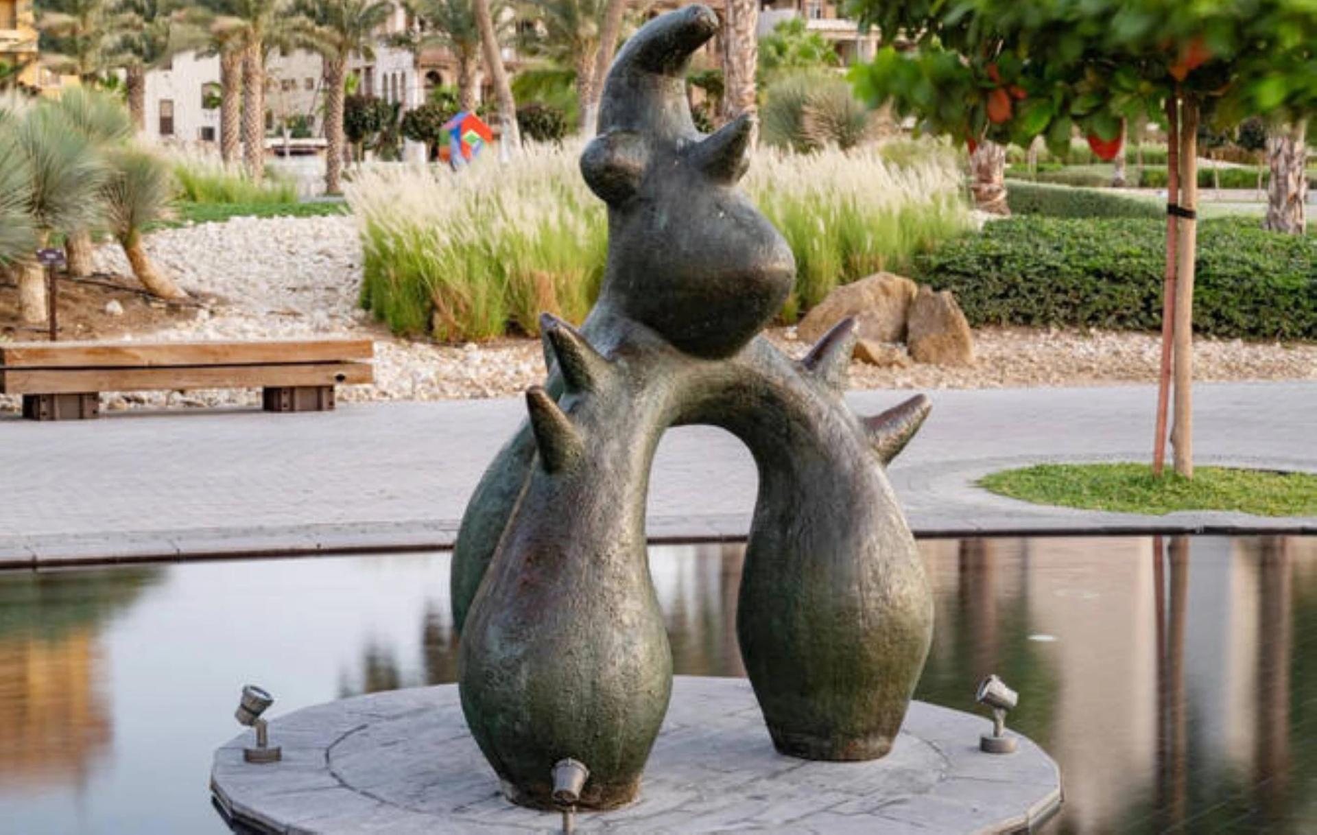 Open-air sculpture exhibition opens in Jeddah's Lake Al-Arbaeen