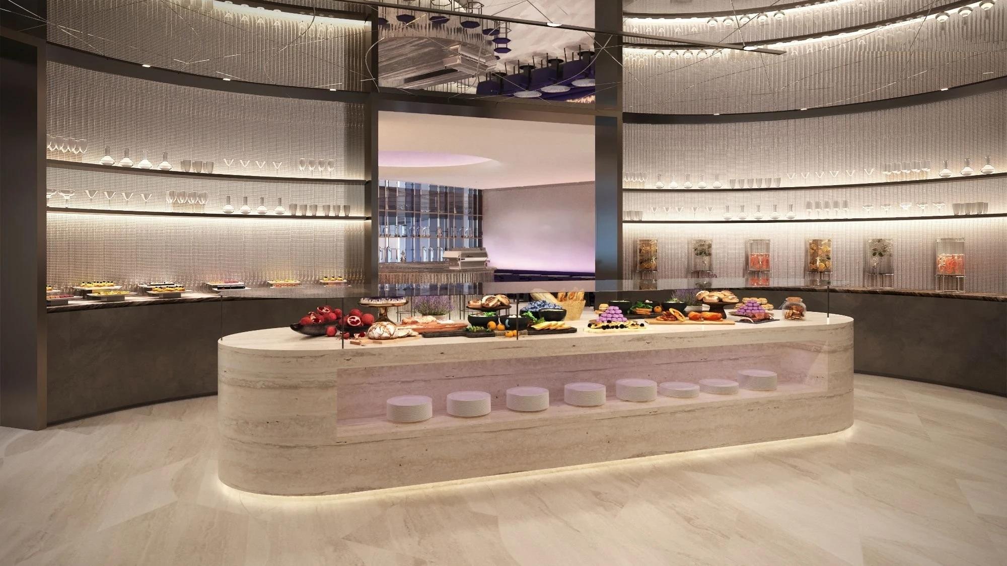 Premium passengers will experience Riyadh Air's Hafawa Lounge