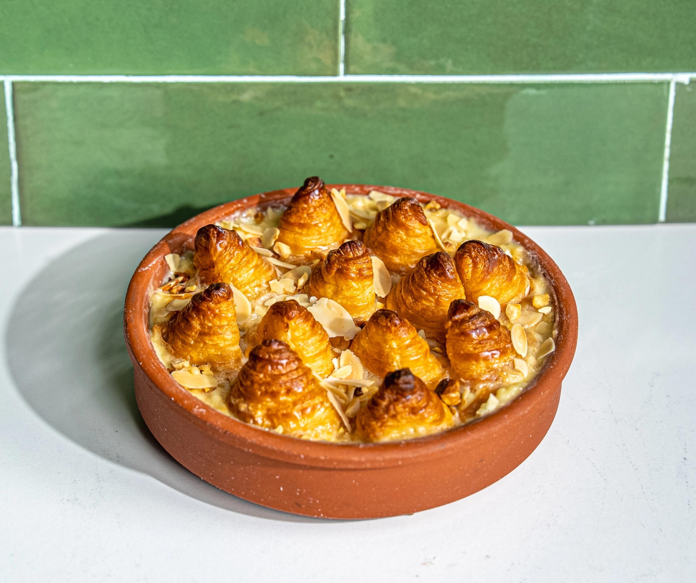 This Croissant Umm Ali dessert is a modern twist on a nostalgic classic