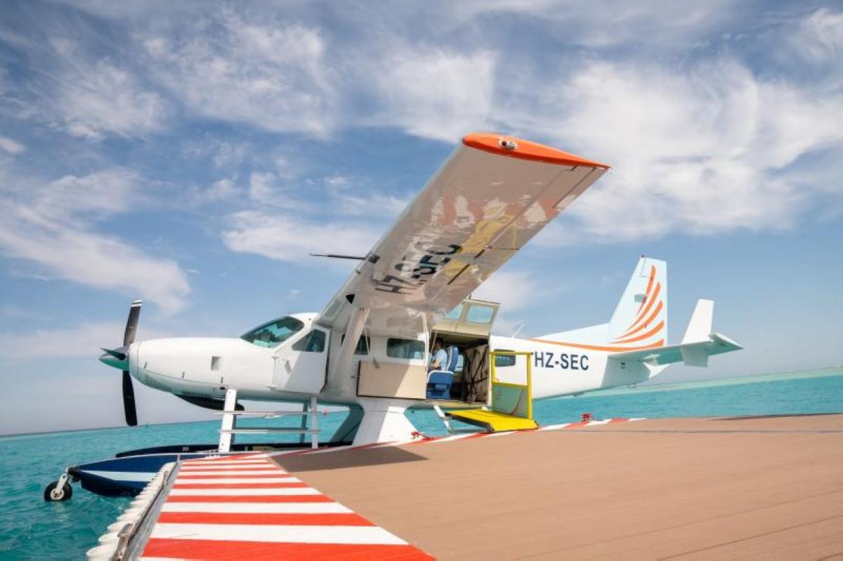 مهبط مائي جديد يؤمن الوصول إلى منتجع شيبارة الساحر