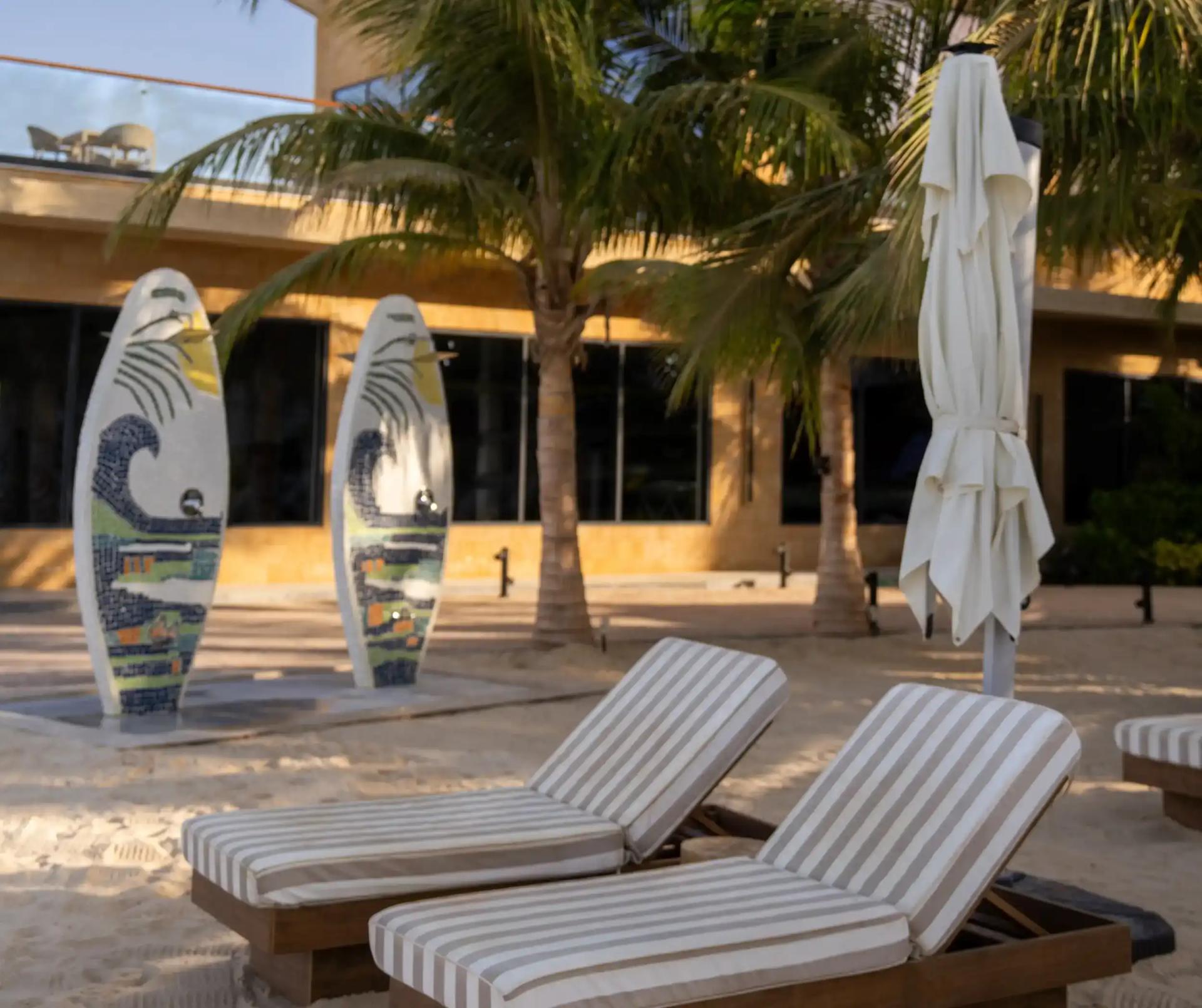 KONA Jeddah Marine Sports Club is an active beachfront playground on the edges of the Red Sea