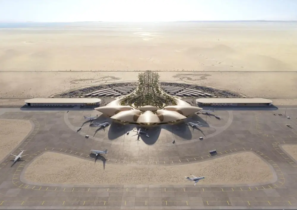 Aerial view of Red Sea International Airport
