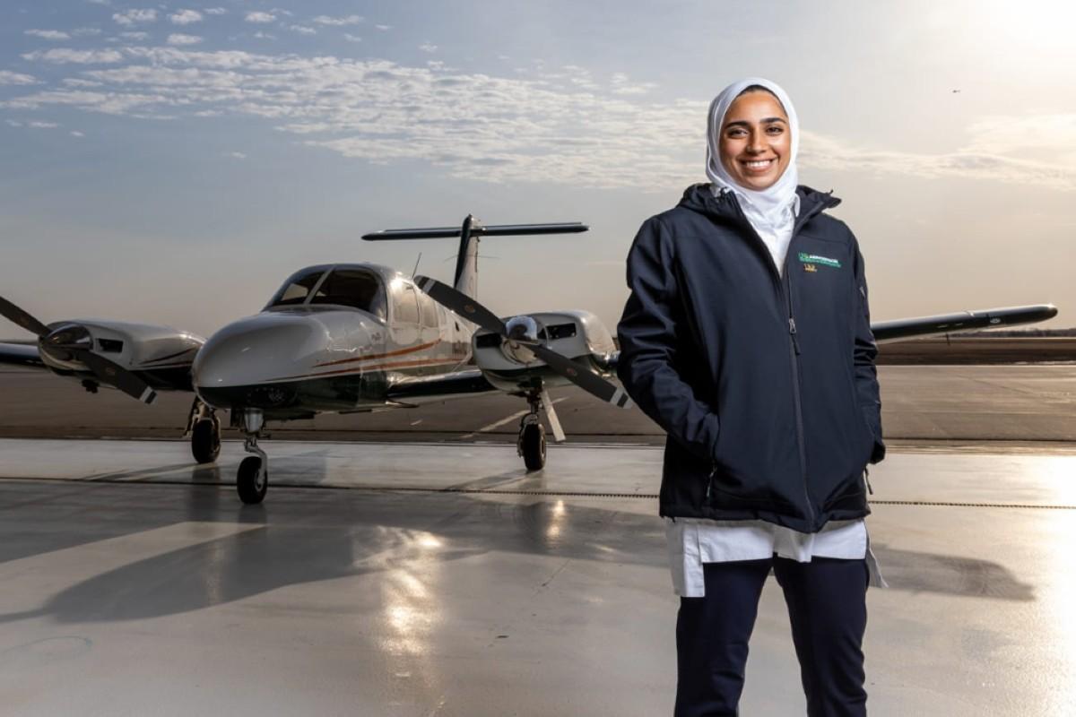 حلم يتحقق على متن طائرة
